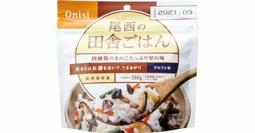 尾西食品:田舎ごはん:非常食