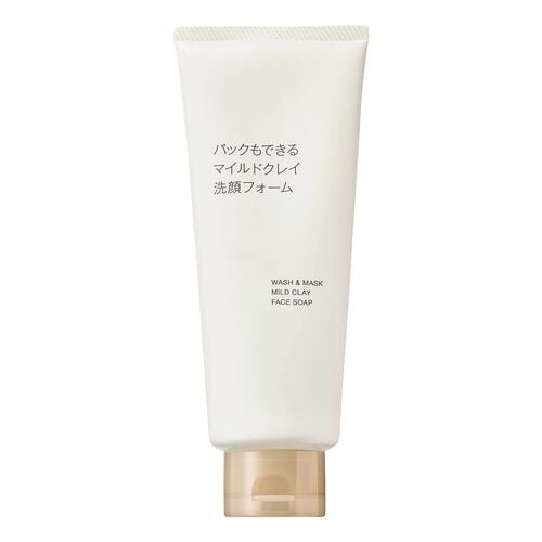 毛穴洗顔料おすすめ 無印良品 パックもできるマイルドクレイ洗顔フォーム イメージ