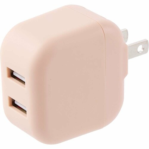 スリコの充電アイテムおすすめ スリーコインズ ACアダプター急速充電2ポート イメージ1