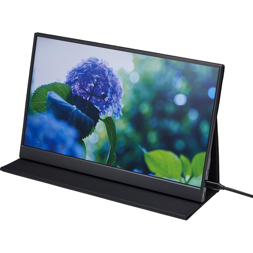 在宅勤務にオススメ！モバイルモニター 14インチ グレー MM1400-SV 在宅勤務にオススメ！モバイルモニター 14インチ グレー MM1400-SV