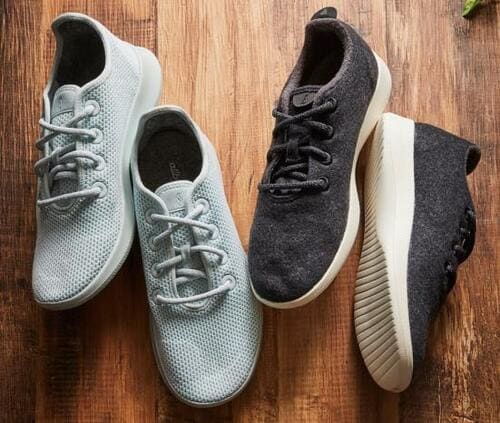 再生可能素材のエコ・スニーカーallbirdsの「Wool」「Tree」