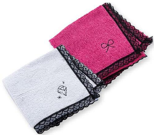 キャンドゥ:ミニハンカチ レース:タオル