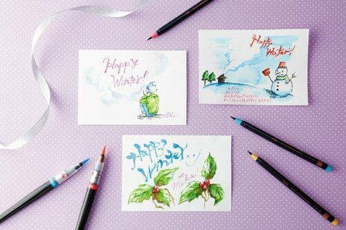 [おまけ] このイラストぜ～んぶ筆ペンで書きました！ イメージ