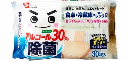 レック:除菌の激落ちくんウェットシート 30枚入:お掃除シート