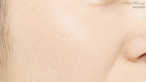 STEP3：ファンデを重ねる コーラルチークおすすめ イメージ