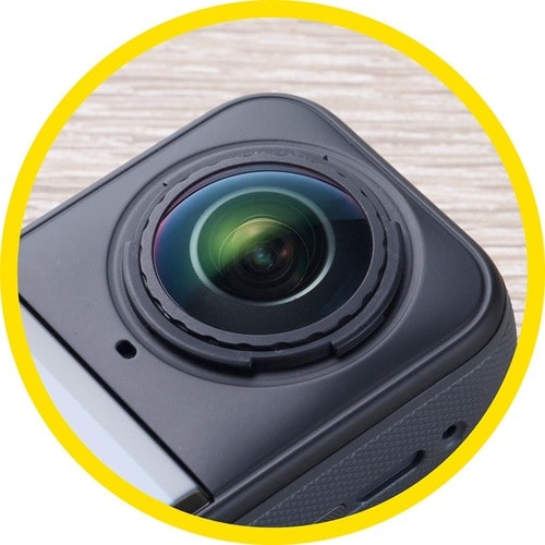 アウターレンズは交換できて安心 360度カメラおすすめ イメージ