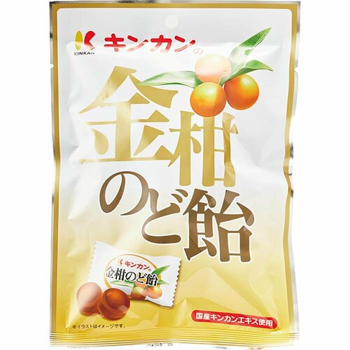 のど飴おすすめ 金冠堂 キンカンの金柑のど飴 イメージ1