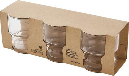 無印良品:ソーダガラススタックグラス:食器