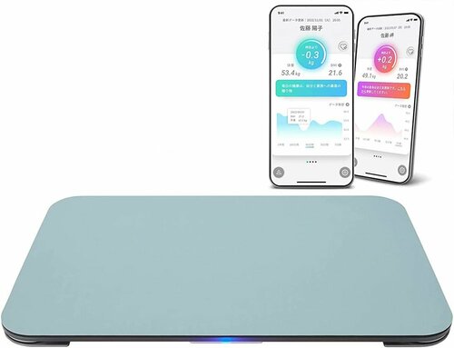 【ダイエットサポート体重計】issin「スマートバスケット」 イメージ
