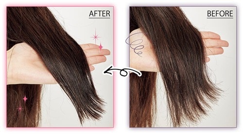 仕上がり:髪一本一本をムラなくコーティング! ツヤ出しヘアスプレーおすすめ イメージ