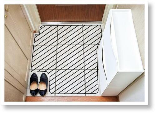 広々床スペースで玄関スッキリ！ イメージ