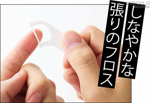 歯茎への優しさ デンタルフロスおすすめ イメージ