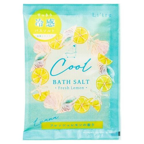 夏用クール入浴剤おすすめ LABCLIP リトリ ルアナ バスソルト フレッシュレモンの香り イメージ