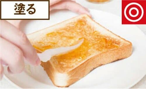 絶妙なしなりで底まですくえるかわいいピンクのシリコンヘラ イメージ3