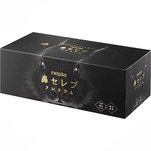 ネピア「鼻セレブ ティシュ プレミアム」おすすめ ネピア 鼻セレブ ティシュ プレミアム イメージ1