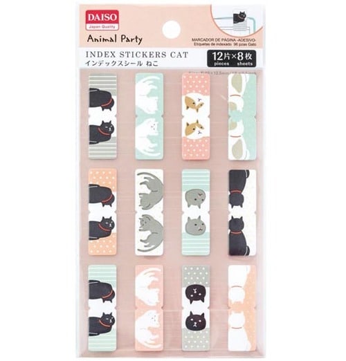 ダイソー(DAISO):インデックスシール:文房具