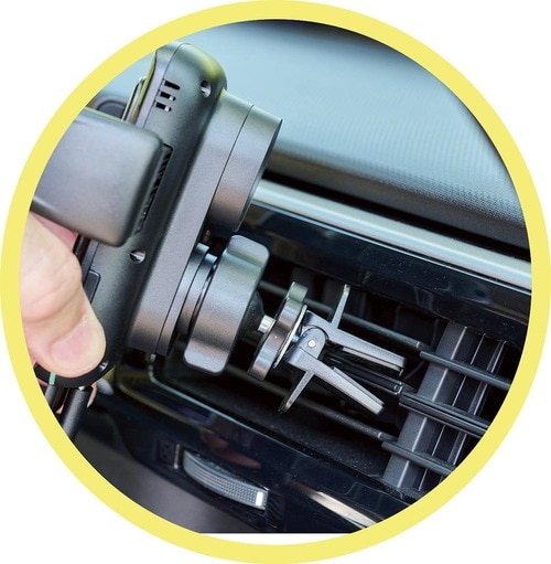 EXEA/星光産業「ワイヤレス充電 自動開閉ホルダー（EC-230）」 イメージ3