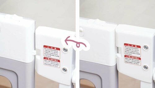 扉を持ち上げるだけで開けられる ベビーゲートおすすめ イメージ