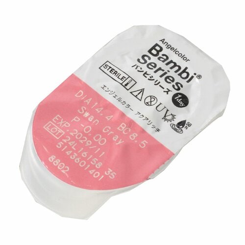 グレーカラコンおすすめ エンジェルカラー エンジェルカラー バンビシリーズ ワンデー/スワングレー イメージ2