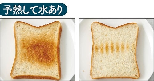 予熱あり/水あり:おいしさ 4/5点 イメージ