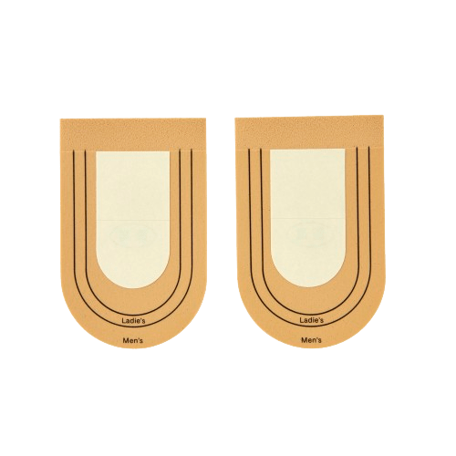 つま先・かかとインソールおすすめ コロンブス フットソリューション 衝撃をやわらげるカカトクッション ベージュ イメージ3