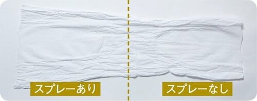 すべりが悪く生地がべたつく…… イメージ