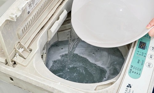 40℃程度のお湯を入れる 洗濯槽クリーナーおすすめ イメージ