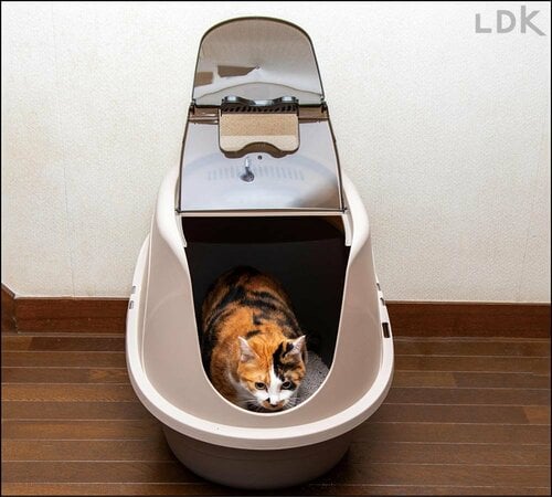 ドアを上部で固定できる 大型の猫トイレおすすめ イメージ