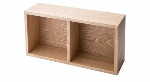 ニトリ(NITORI):ウォールシェルフ アルブル ボックス 幅40cm(ナチュラル):壁面収納