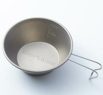 シェラカップおすすめ 新越ワークス ユニフレーム UFシェラカップ300 チタン 668634 イメージ