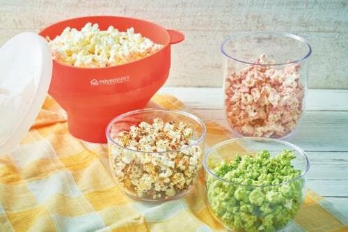 レンジでふわふわ食感の完成！手軽なポップコーンポッパー イメージ4