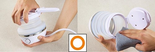 使い勝手 折りたたみケトルおすすめ イメージ