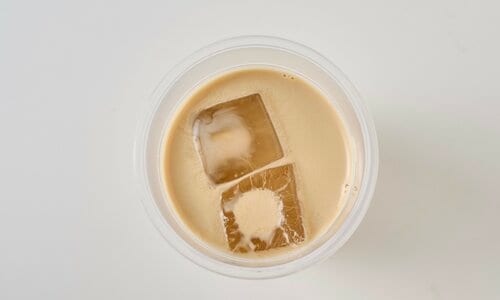 牛乳割りよりも水割りのほうがおすすめ コーヒーポーションおすすめ イメージ
