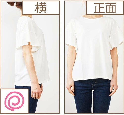 体形カバー:◎ レディース吸汗速乾Tシャツおすすめ イメージ