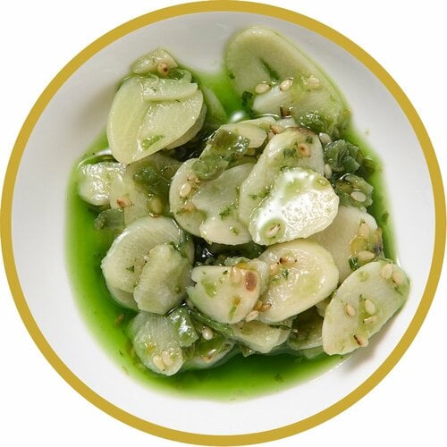 食べるラー油おすすめ ヤマフジ 食べるにんにくみどりのラー油 イメージ2