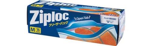 旭化成ホームプロダクツ:ジップロック:フリーザーバッグ M／16枚入り 