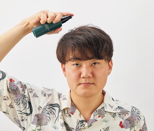 テスト項目1：つけやすさ メンズ用頭皮保湿アイテムおすすめ イメージ