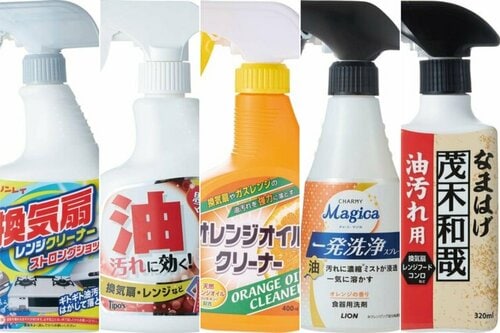 市販の換気扇用洗剤を比較 換気扇掃除用洗剤おすすめ イメージ