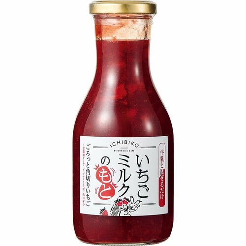 いちびこ「いちごミルクのもと」 かき氷シロップおすすめ イメージ