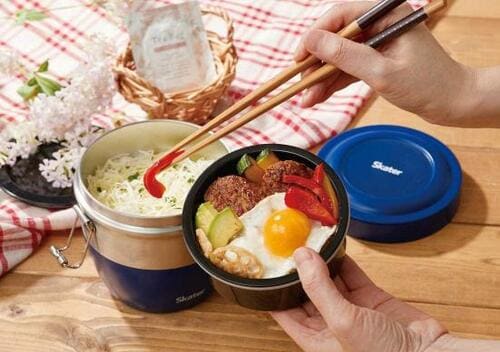 保温力で選ぶなら! スケーター「真空ステンレス丼ランチジャー」 イメージ2