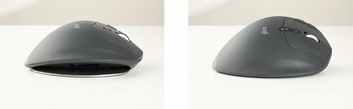 底面の角度を変更して使いやすい状態に トラックボールマウスおすすめ イメージ