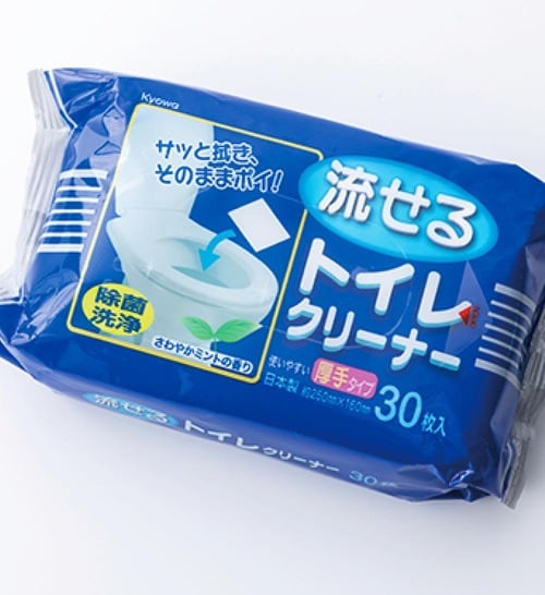 中身の使いやすさ：座る想定の女性用トイレが便利 防災リュックおすすめ イメージ2