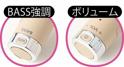 特徴2：操作パーツはバンドの先端 イメージ