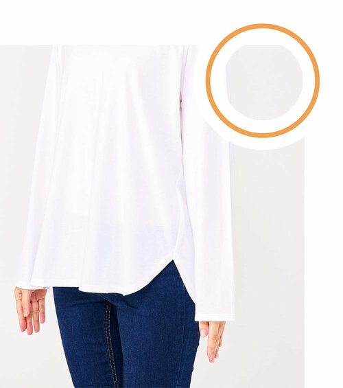 【選ぶPOINT】裾スリット入りや厚手がオススメ 無印良品ファッション　おすすめ イメージ2