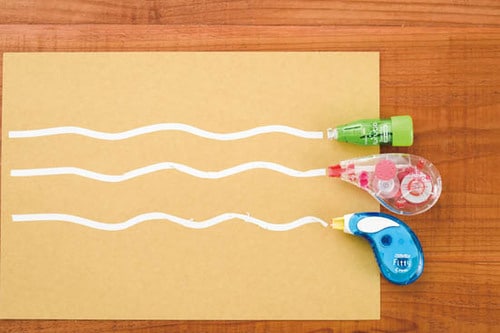 波線を描いてみたら違いがハッキリ現れました イメージ