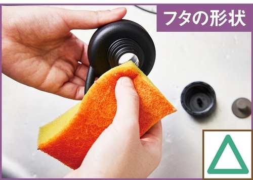 フタ裏の溝が深めで洗うのが面倒 炭酸が入れられる水筒おすすめ イメージ