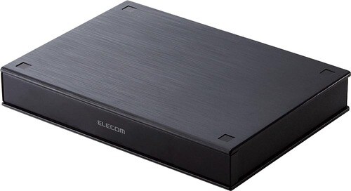 ACアダプタ不要で配線スッキリのテレビ用HDD エレコム「ELP-PTV010UBK」 イメージ