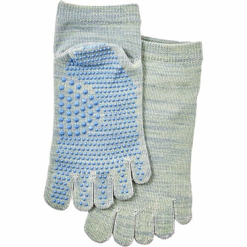 ツボ押しグッズおすすめ タビオ 整脚Labo 天照石五本指 ツボ押しショートソックス イメージ1