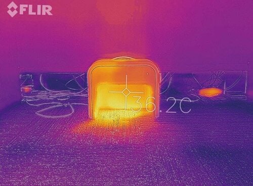 【B評価】ピンポイント用！d-designの足元ヒーター イメージ2