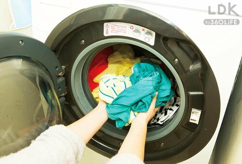 6:洗濯物はまとめ洗いがおトク お風呂の節約ワザおすすめ イメージ